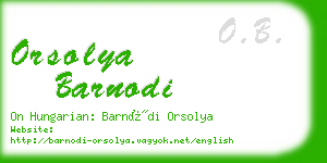 orsolya barnodi business card